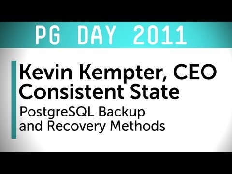 PostgreSQL Backup and Recovery Methods