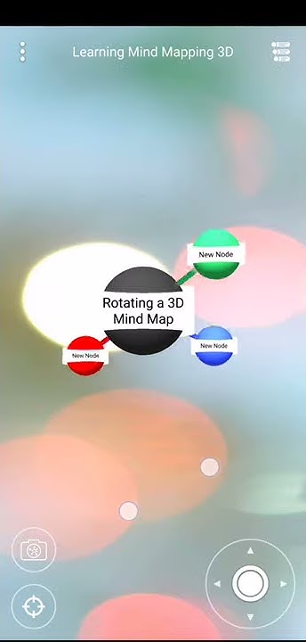 Rotating a 3D Mind Map in Mind Mapping 3D - YouTube