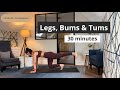 30 MIN LEGS, BUMS &amp; TUMS Pilates Workout || Intermediate level | Combo 02 - No equipment mat Pilates