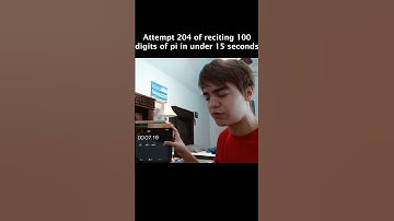 100 Digits of Pi in Under 15 Seconds