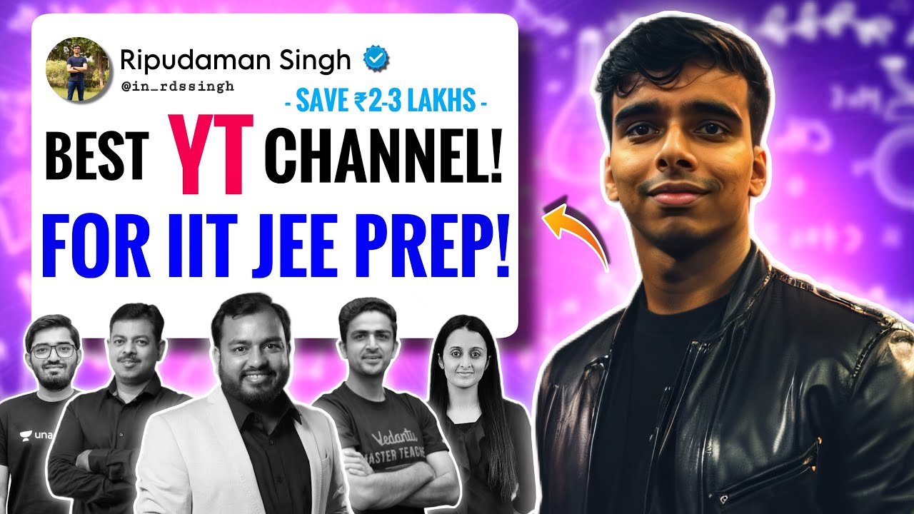 Best FREE YouTube Channel for JEE Preparation 🤔🔥 Crack JEE Without ...