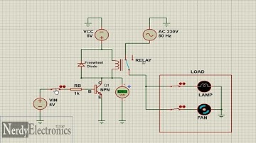 How to use transistors as a switch - NPN and PNP - Active High and Active Low