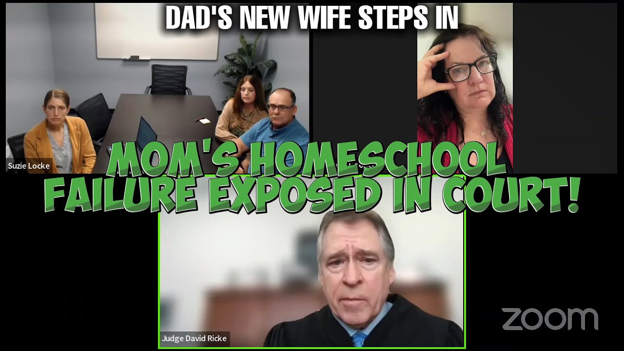 Slash Disaster Mom TRIES to Slash Dad’s Time After New Wife FIXES the Homeschool ...