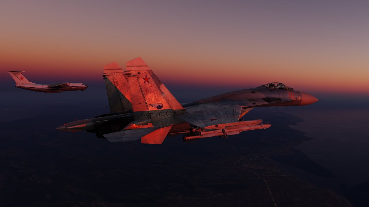 DCS: Su-27 Cinematic | Syria Action
