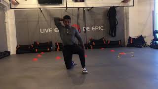 1/2 kneeling infinity hover