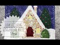 How to Stitch A Scrap Fabric Gingerbread House - #stitching #embroidery - Tutorial