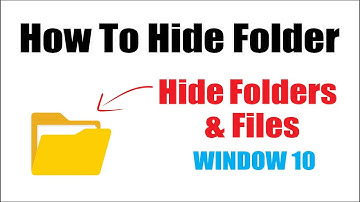 How to Hide Folder in Windows 10 / 8 / 7 Hide And Unhide Folder | Awais Technical