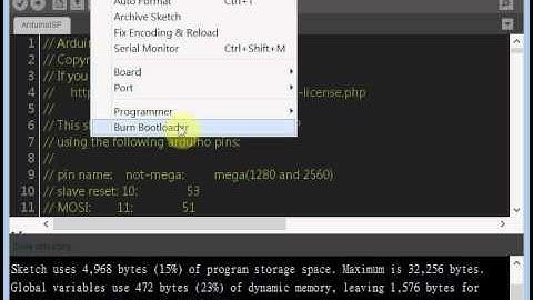 Arduino UNO 作為 ISP 燒錄 UNO bootloader