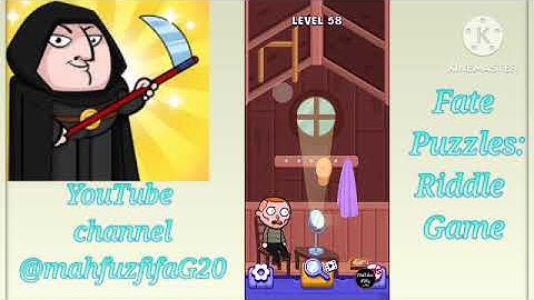 Fate puzzle level 58 🎮🌀🎮 Brain Riddle Game | walkthrough, Android, offline gameplay || @MahfuzFIFA