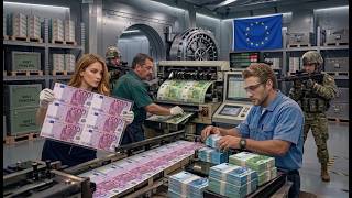 Inside Europe’s Money Factory | How Europe Prints Millions of Euros Every Day (Full Process)