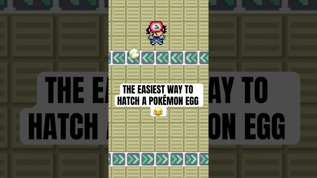 The easiest way to hatch a Pok&eacute;mon egg 😂 #pokemon #shorts