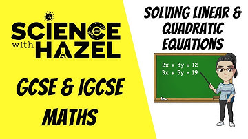 Solving Combined Linear & Quadratic Equations | GCSE & IGCSE Maths | AQA, Edexcel, CIE, OCR
