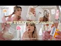 my EVERYTHING ROUTINE ☽⋆.˚₊ morning/night skincare, haircare, shower & makeup routine