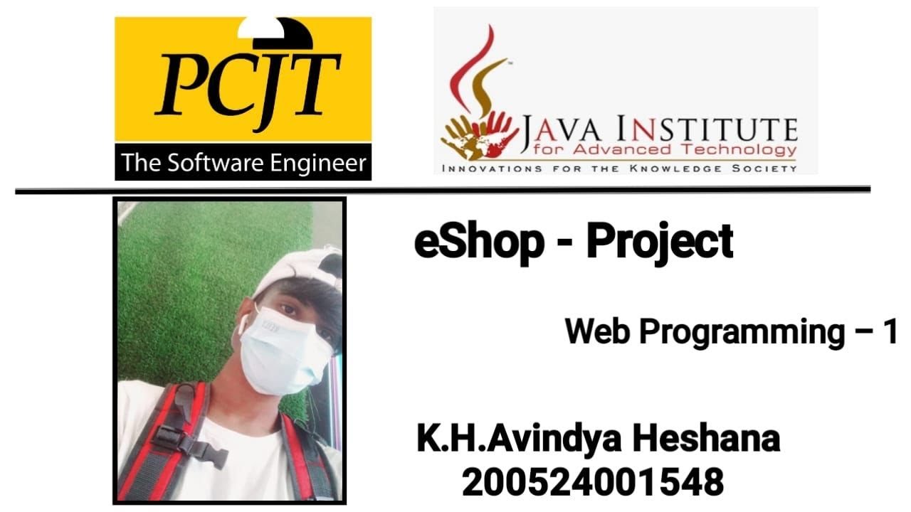 Web Project Task 06 | 1st Year | Semester 01 | Java Institute - YouTube