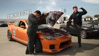 I DESTROYED the RX8 motor within 90 Seconds of driving it