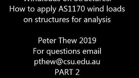 Wind on Structures Part 2 of 4.
