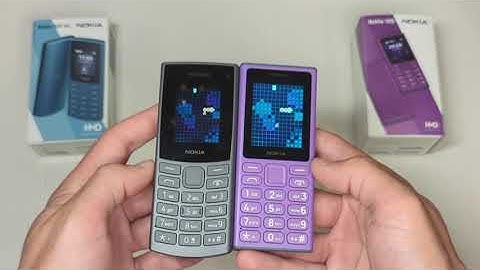 NOKIA 105 4G (2024) 2nd Edition vs NOKIA 105 (2024)
