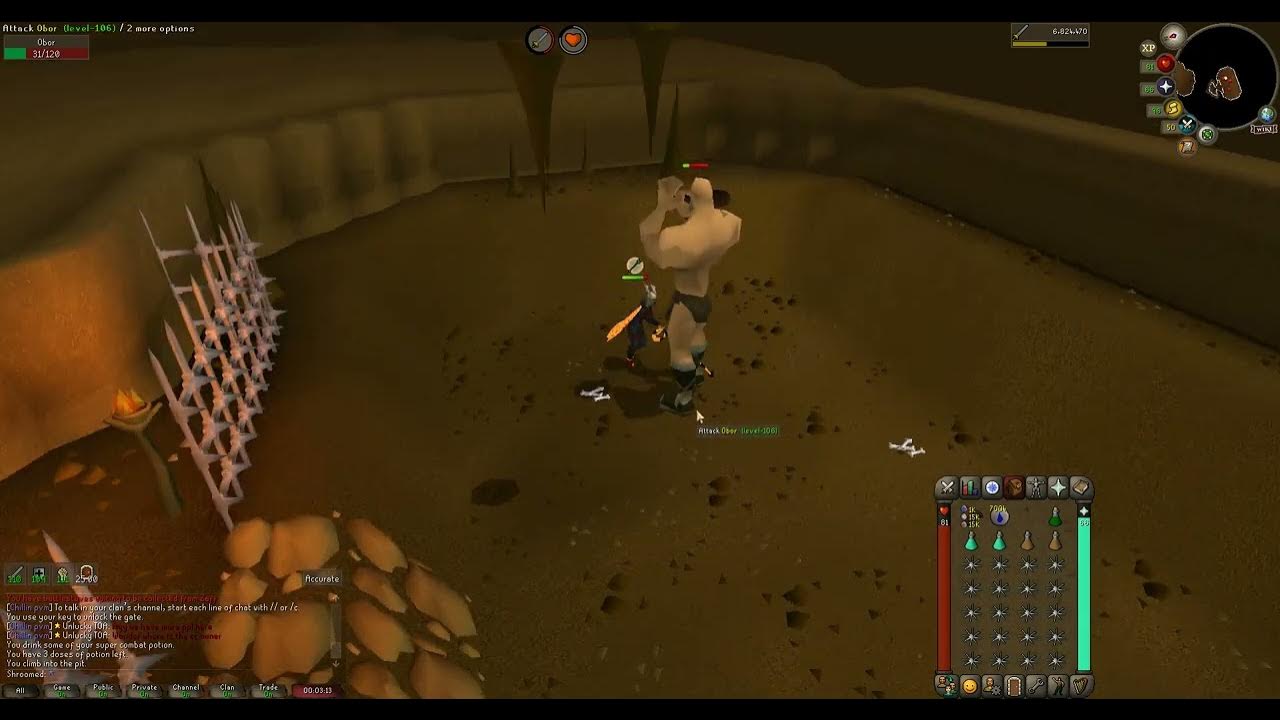OSRS Obor in 15 seconds YouTube