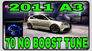 (( 2011 A3 )) 70 NO BOOST TUNE. THANKS FOR WATCHING👍 …RUSH RACING 2