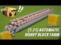1 21 Auto Honey Block Bee Farm Tutorial Simple Farm Java Bedrock Edition 