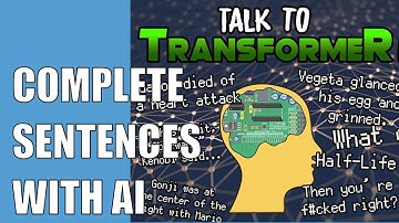 AI Completes Your Sentences ➤ Talktotransformer.com