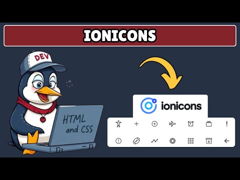 How to Use Ionicons in HTML