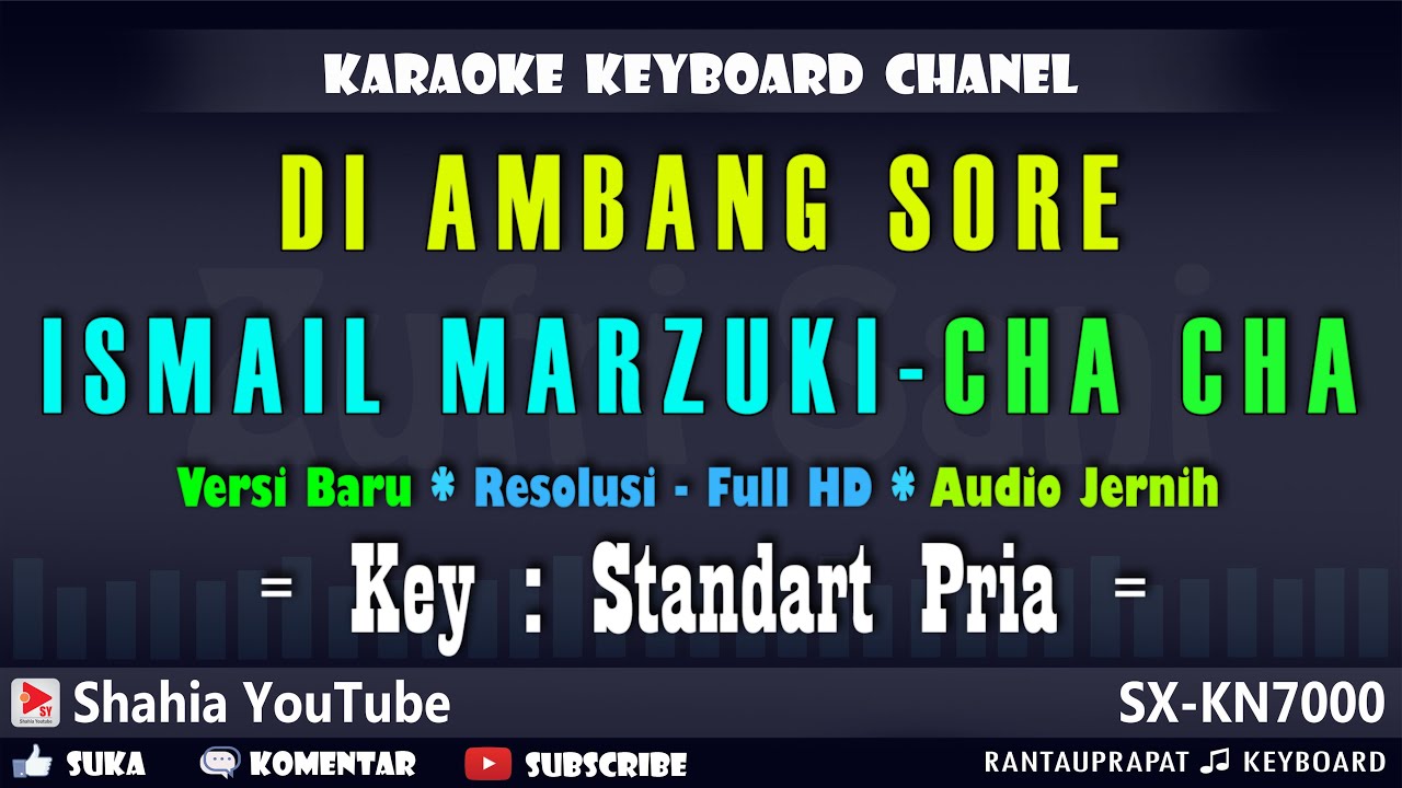 DI AMBANG SORE KARAOKE MELAYU NADA PRIA