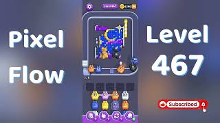 Pixel Flow Level 467 Walkthrough Go Answer