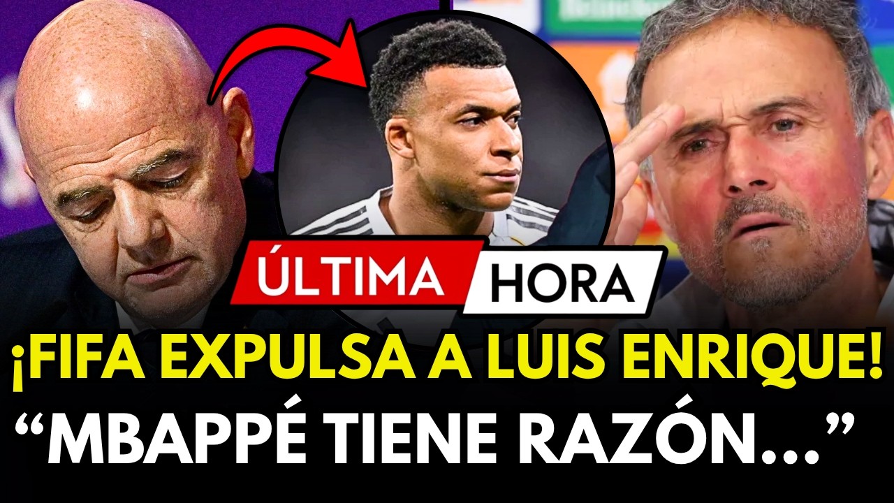 🚨 ÚLTIMA HORA: FIFA EXPULSA A LUIS ENRIQUE DEL PSG TRAS DENUNCIA INTERPUESTA POR MBAPPÉ