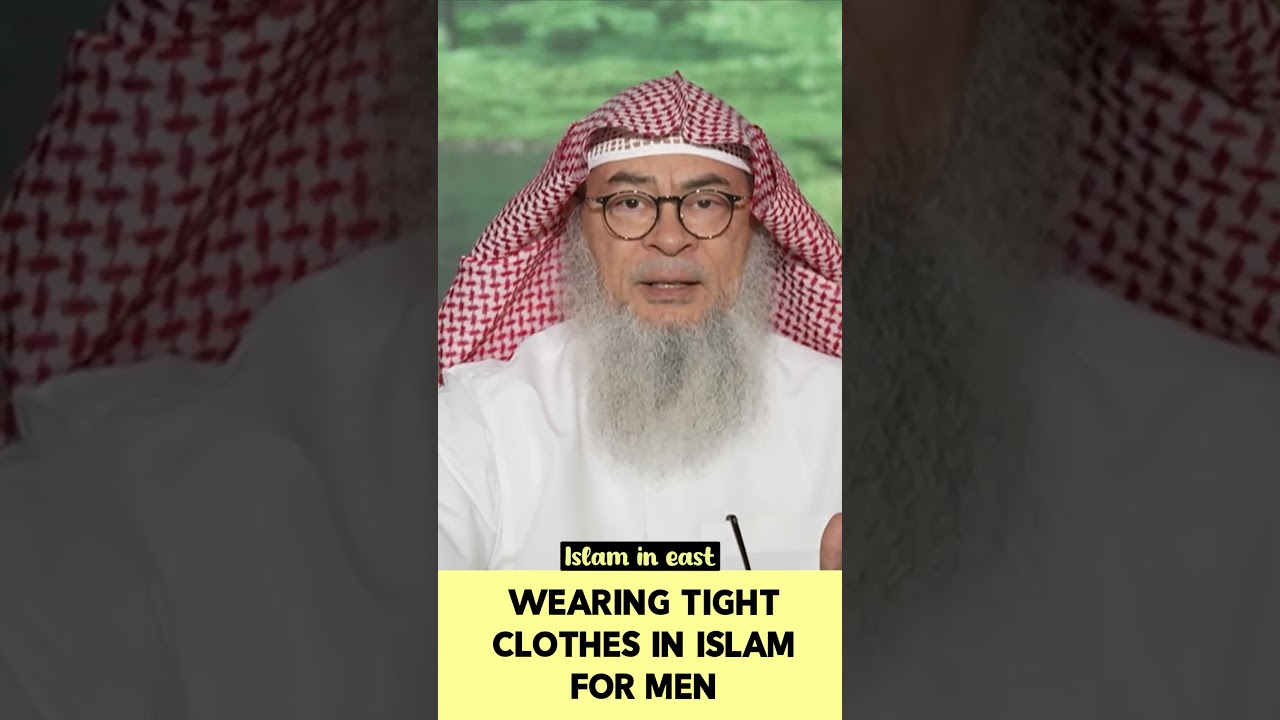 Can a man wear tight clothes? 