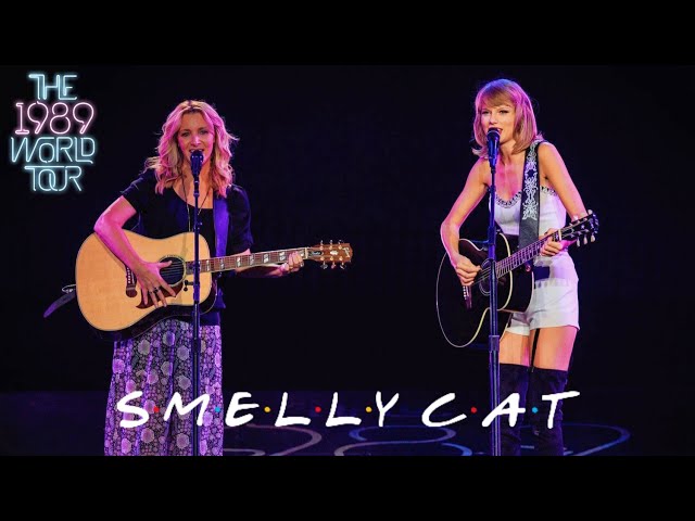Taylor Swift u0026 Lisa Kudrow - Smelly Cat (Live on The 1989 World Tour) class=