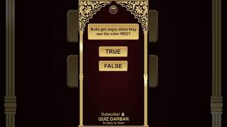 You’ve Been Fooled About Bulls! 🚩| Fact or Fiction? | #Shorts #67 | Quiz Darbar #shorts