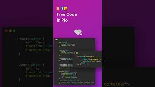 ✨ Free CSS glowing heart — pure HTML+CSS! Use in buttons, UI, or any project. Download link