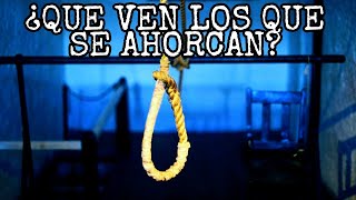 What do people who hang themselves see?