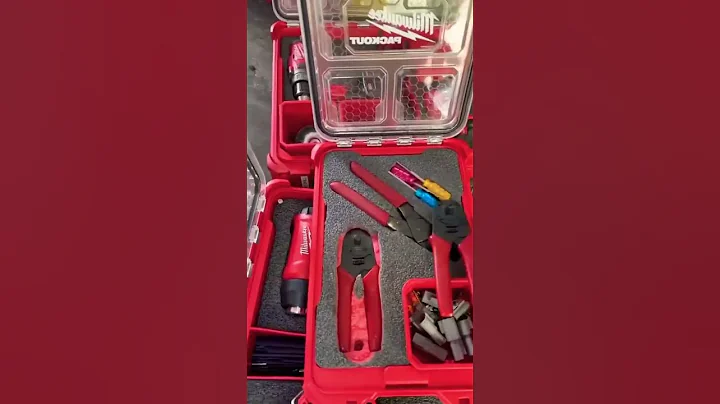 Kaizen Foam Inserts for Milwaukee Packout. #kaizeninserts #milwaukeepackout #oolbox #tools