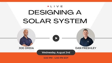 Designing a Solar System Full Live Training 2023
