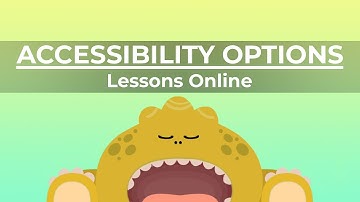 Accessibility Options in Lessons Online