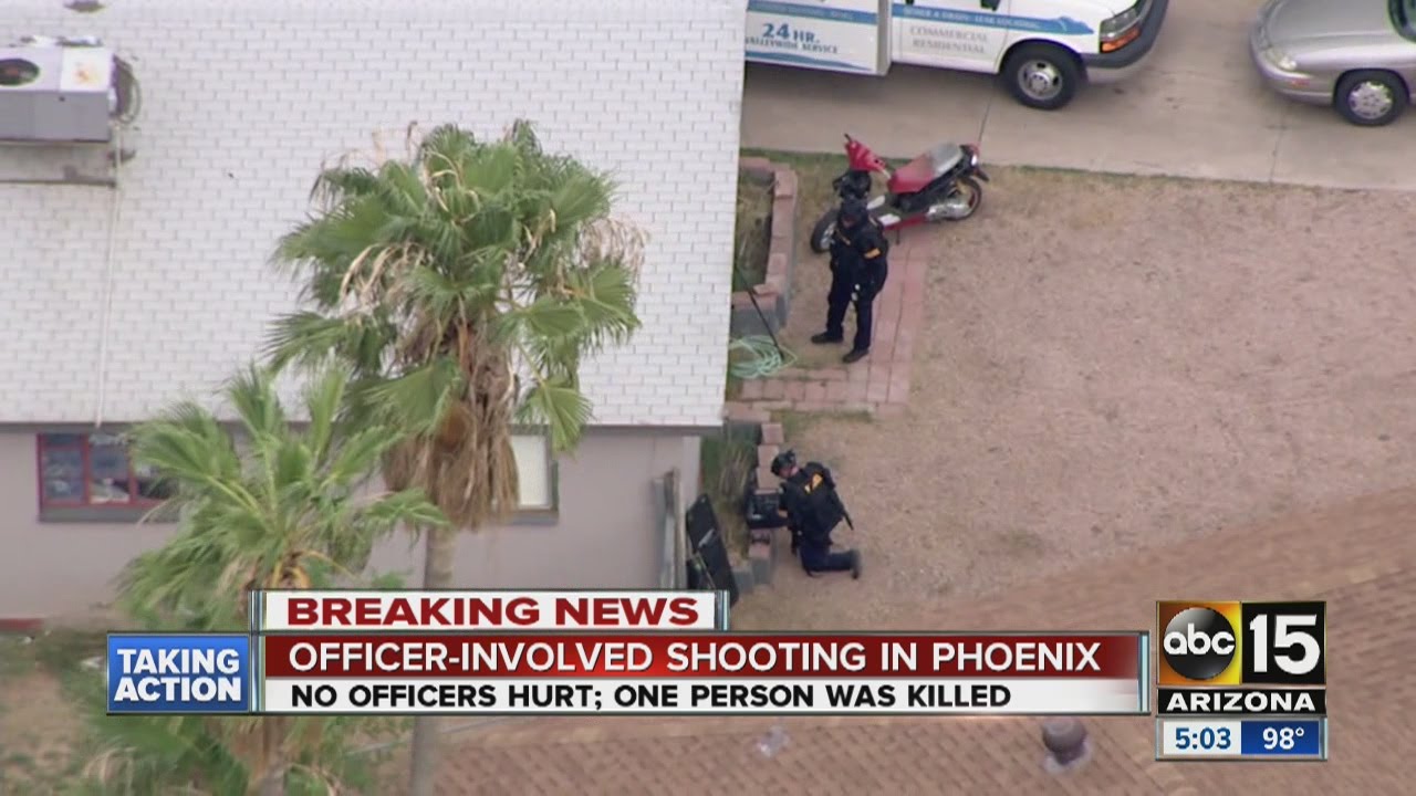 Shooting in Phoenix leaves 1 suspect dead - YouTube