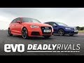 Audi RS3 vs Volkswagen Golf R | evo DEADLY RIVALS