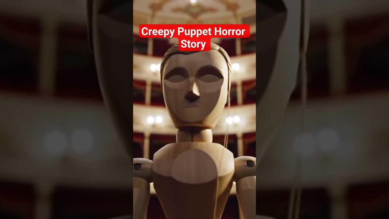 Boy Enter in old puppet Theatre 