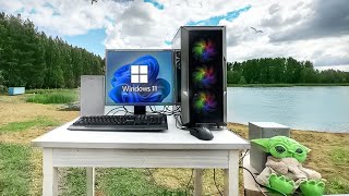 Устанавливаю Windows 11 в … ЛЕСУ! Что могло пойти не так?