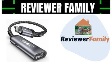 JSAUX USB C to HDMI and Charger Adapter