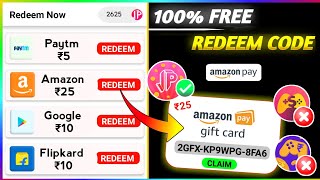 New Amazon Gift Card Earning App 🤑l Free Google Pay Redeem Code 💥l nstapop App Payment Proof screenshot 4