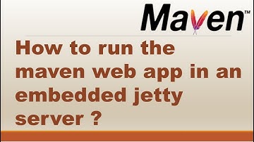 Java Maven Web Application Project Deploy|| How to run the maven web app in an embedded jetty server