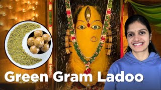 How to easily prepare Super Food Green Gram Ladoo | Bhairavi Sadhana offerings