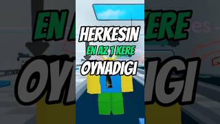 Herkesin En az 1 kere oynadığı Oyunlar #shorts #roblox