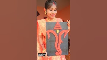 Ganesh ji string art #strings #stringartcrafts #stringart #stringarttutorial #art #handmade #viral