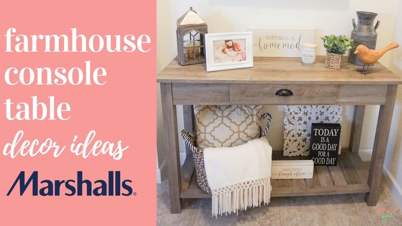 Console Table Decor Farmhouse