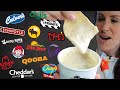 ONLY Queso for 24 HOURS - TOP 14 Chain Nacho Cheese Sauces Ranked