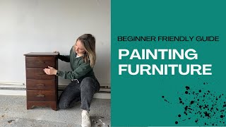 $10 Dresser MAKEOVER! Furniture Flip for COMPLETE Beginners
